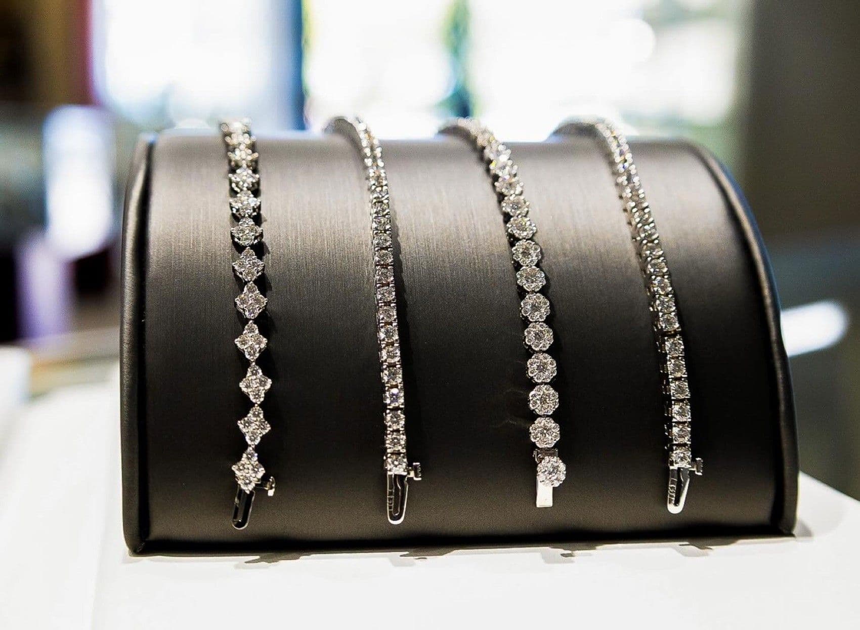 Diamond tennis bracelets